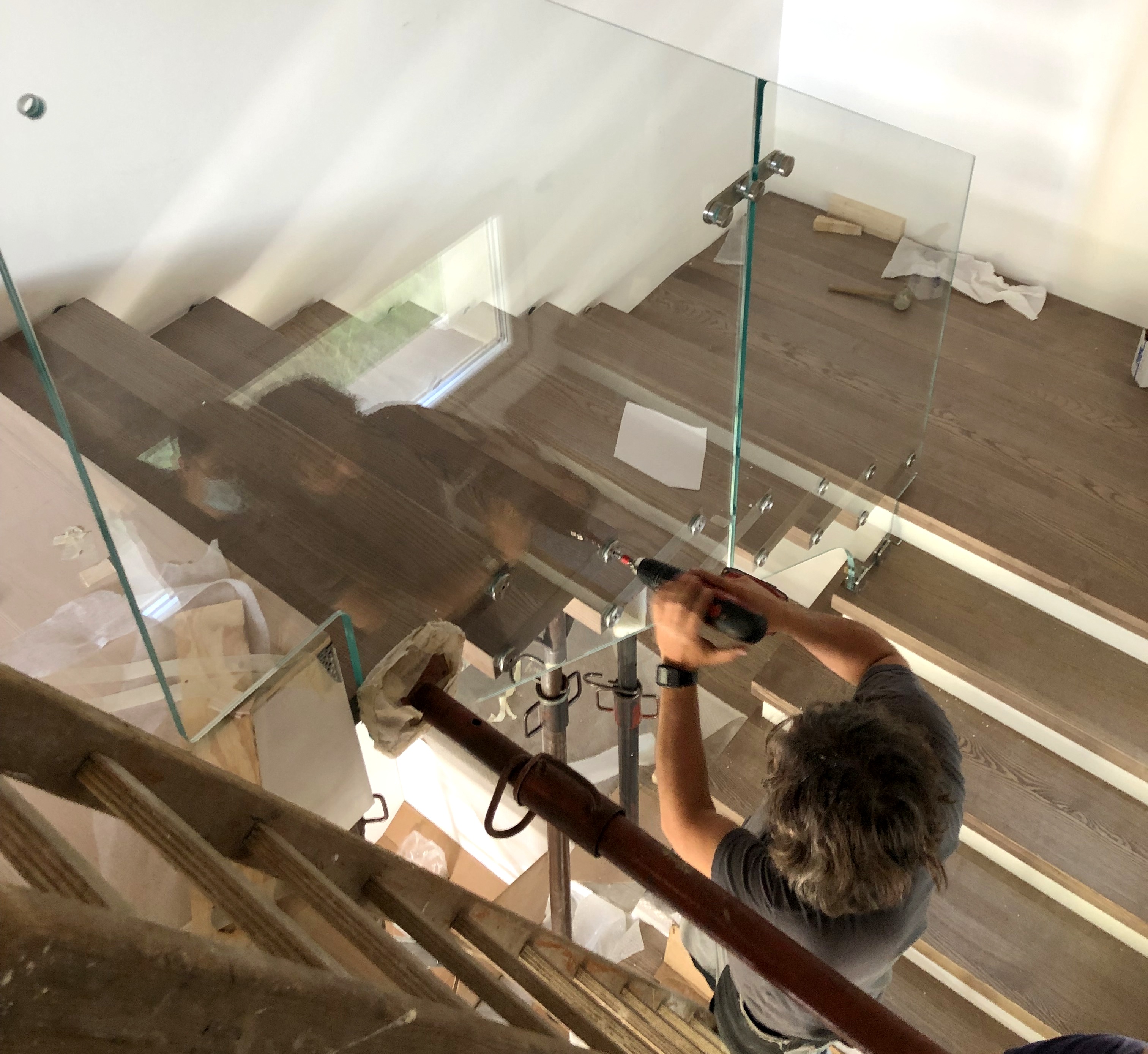 Scala realizzata a progetto in frassino (1)