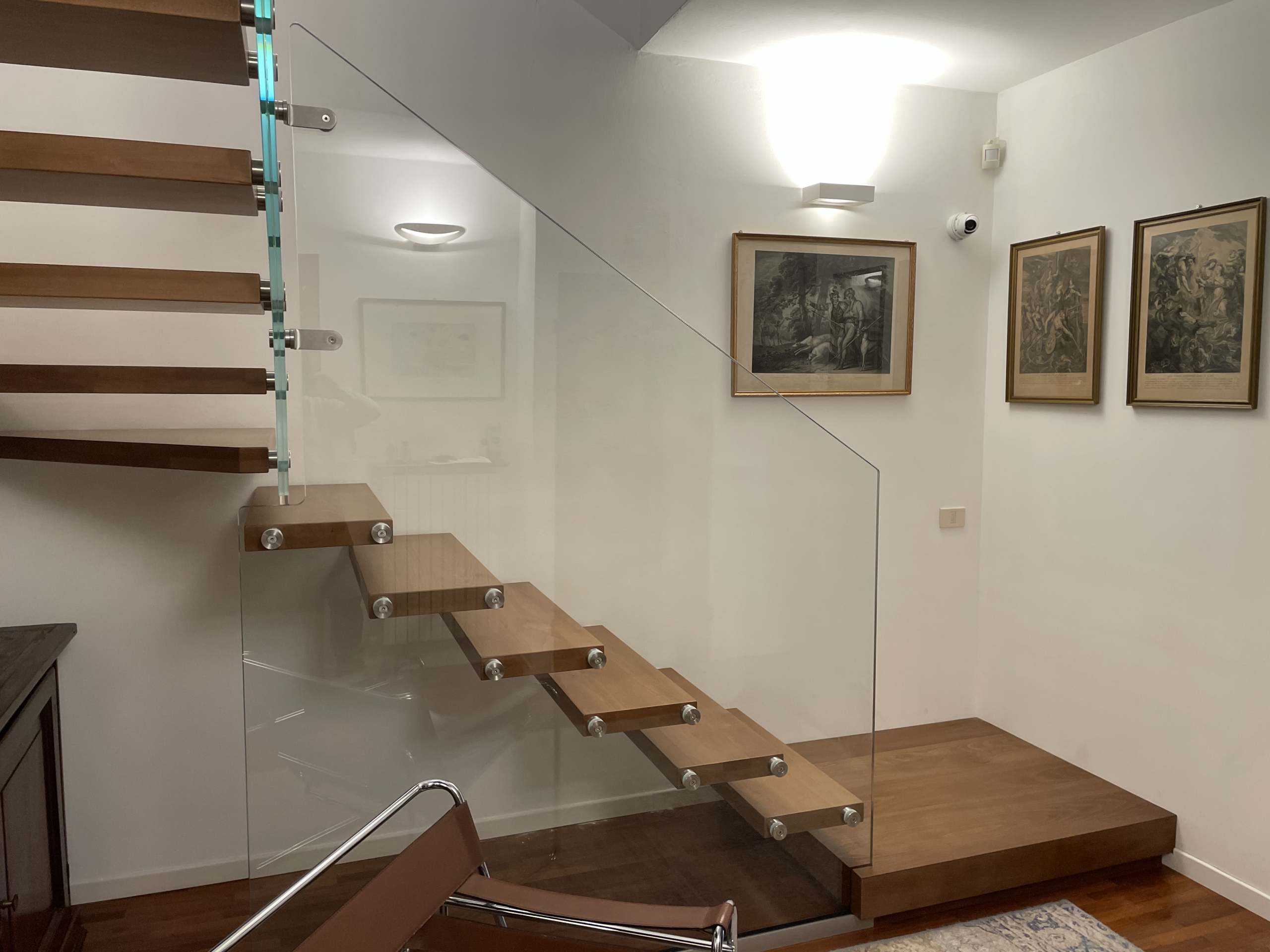 SCALA SYSTEM +PARAPETTO VETRO (5)