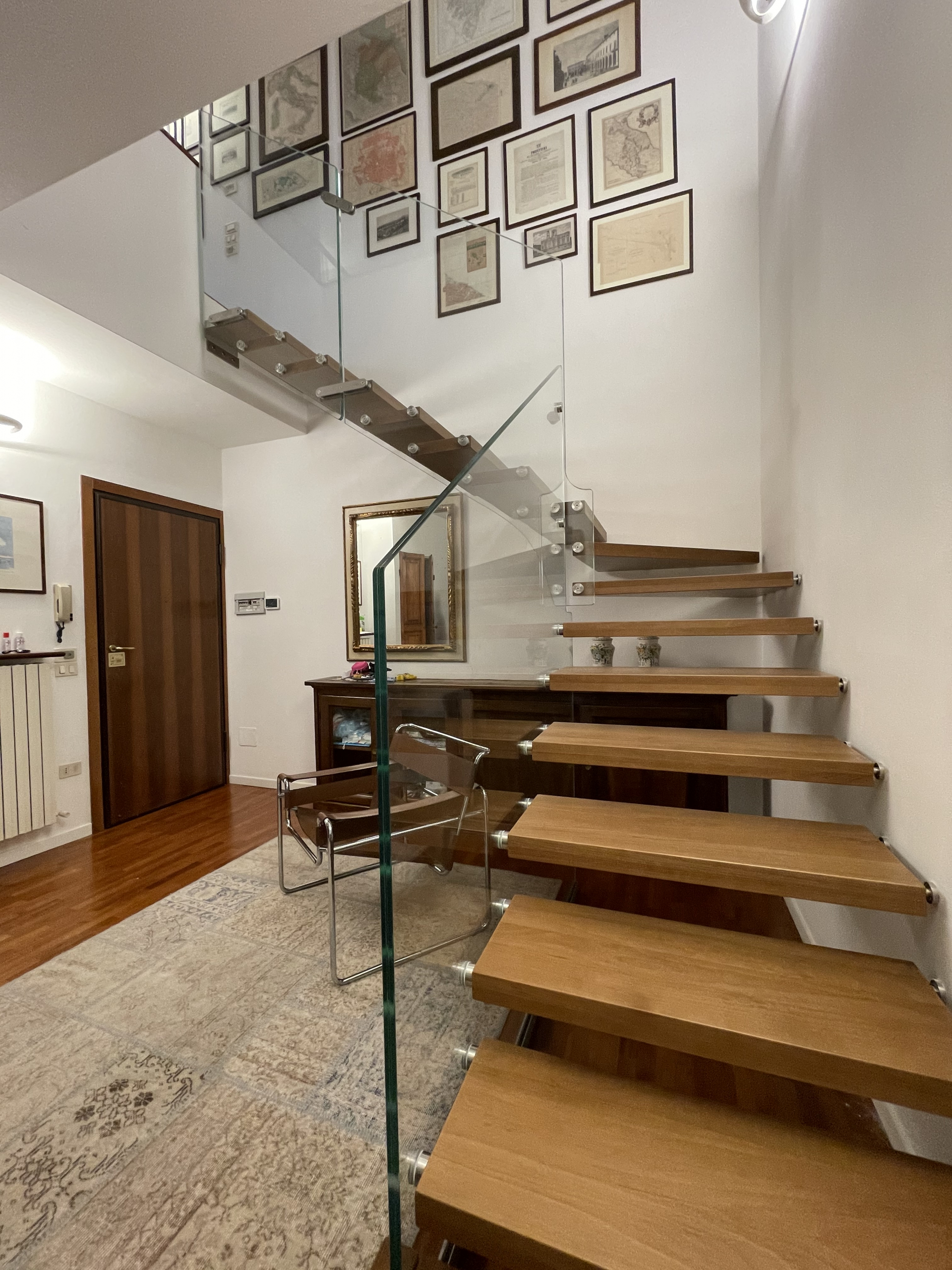 SCALA SYSTEM +PARAPETTO VETRO (8)