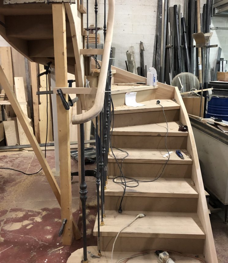 Scala in lavorazione
