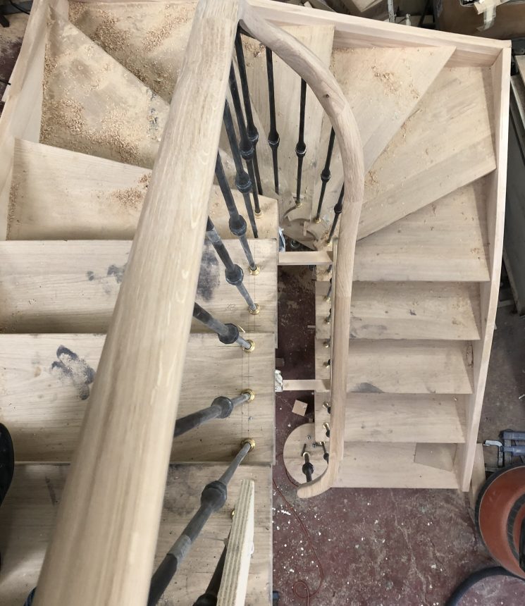 Scala in lavorazione