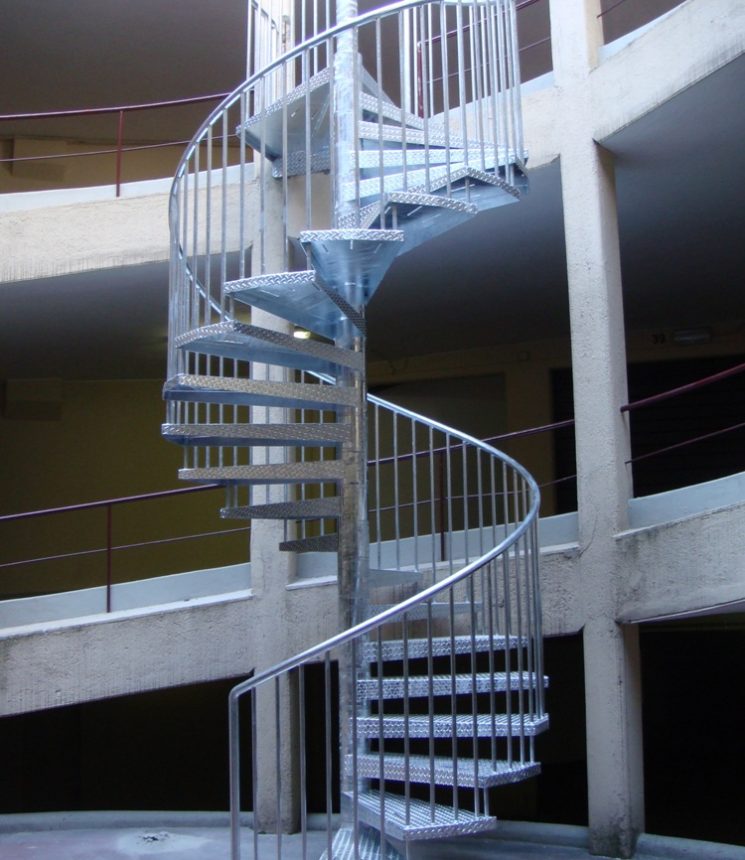 Scala da esterno mod.C1 chiocciola
